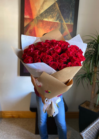 Floreth - Ramo de 75 rosas Premium