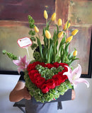 Floreth - Tulipanes con el corazón